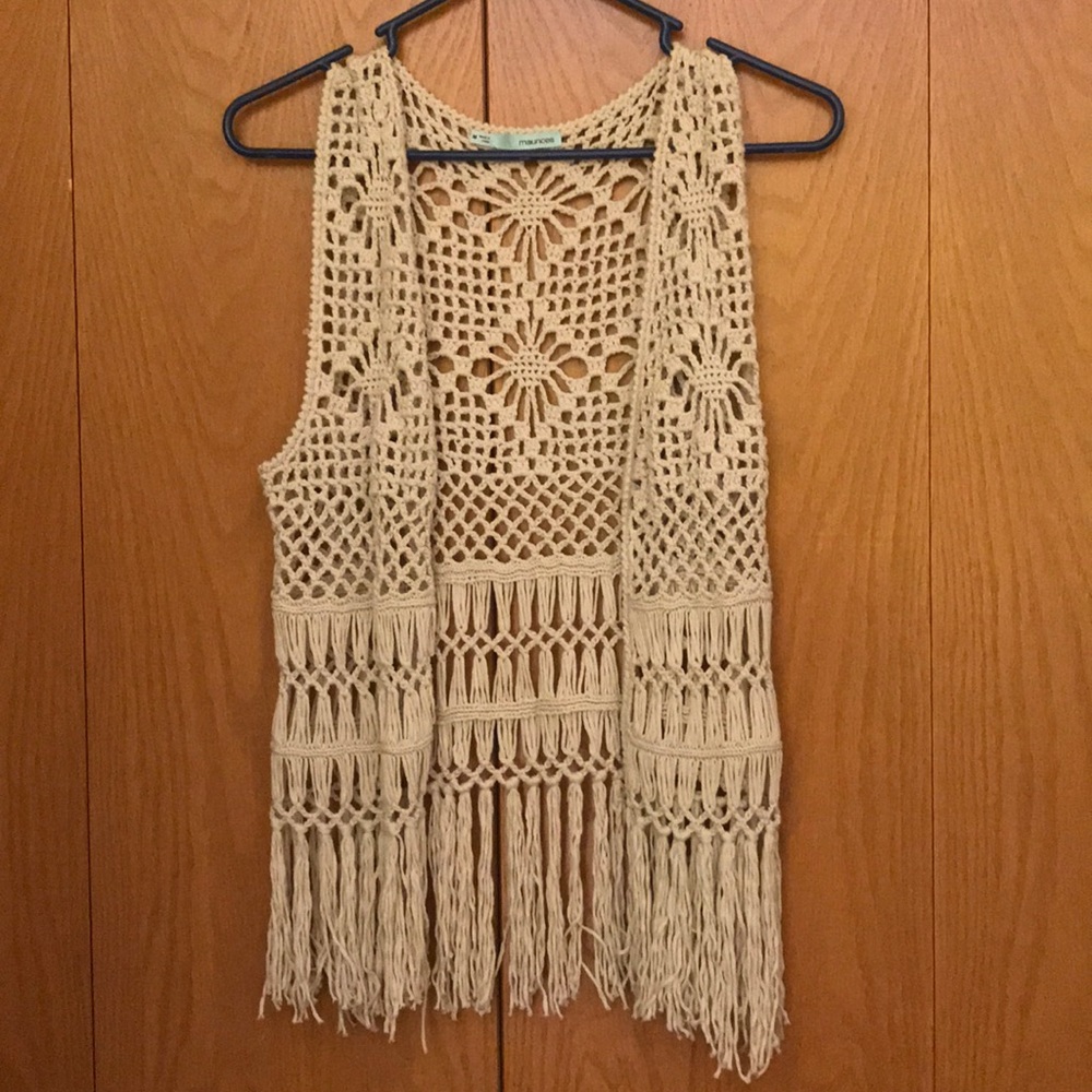 Macrame Vest size medium